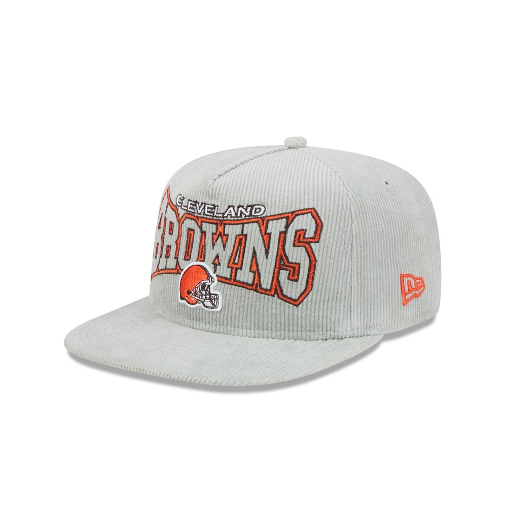 New Era Cleveland Browns Gray Cord Golfer Hat - One Size